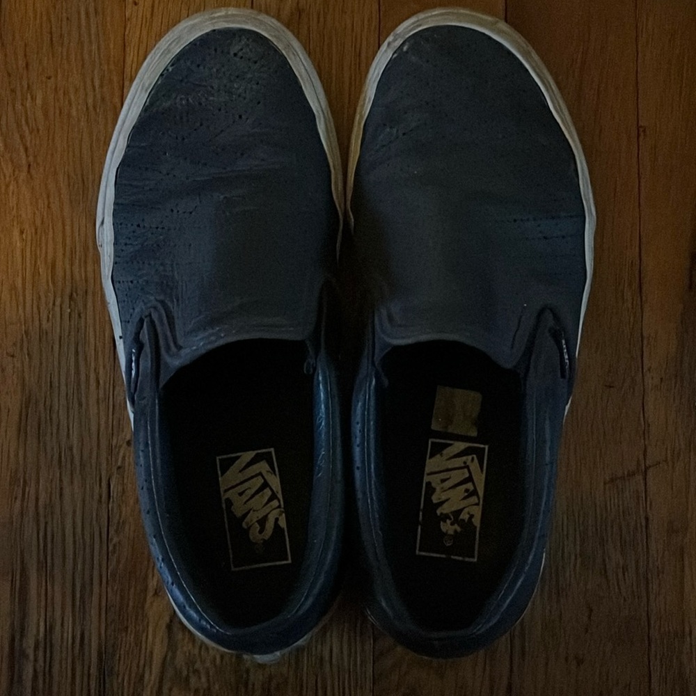 Leather vans